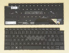 New for DELL XPS 9700 9710 9720 9730 Keyboard Backlit no frame Swiss Tastatur SW