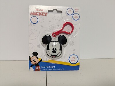  Mickey Mouse Bright LED Clip-on Flashlight 
