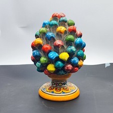 Pigna in Ceramica di Caltagirone 15 cm – Simbolo di Prosperità