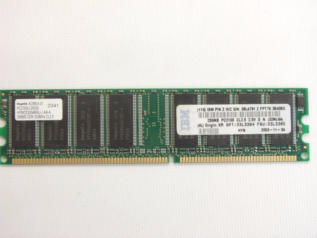 Barrette Ram 256MB DDR 333MHz CL2.5 PC2700U 2533 0 A0 ProMOS