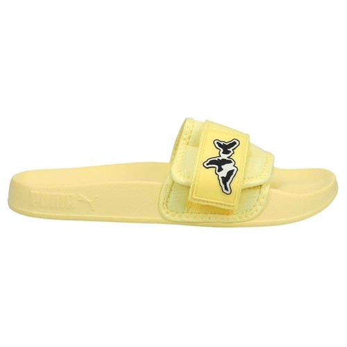 yellow puma slides