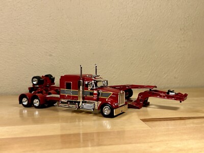 DCP 1/64 Kenworth W900 Magnitude Lowboy Jeep And Flip Axle Semi