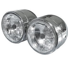 Streetfighter Bandit Chrome Twin Headlamp Set Motorbike