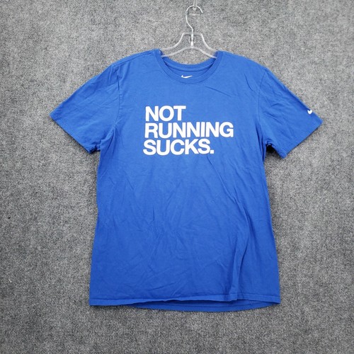 Nike T-Shirt Womens L Large Blue 