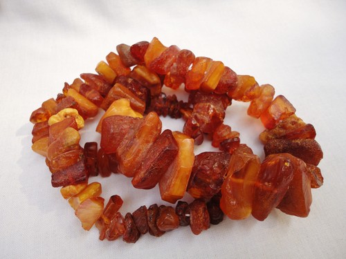 Huge Natural Raw Amber Baltic Butterscotch Honey Amber necklace 116 Grams. - Picture 3 of 12