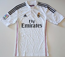 CAMISETA DE FUTBOL LOCAL REAL MADRID ESPAÑA 2014/2015 ADIDAS TALLA S ADULTO