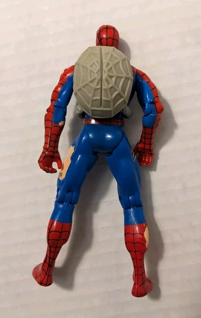Spider-Man Web Splashers Sea Diver Spidey 1997 & Battle Ravaged