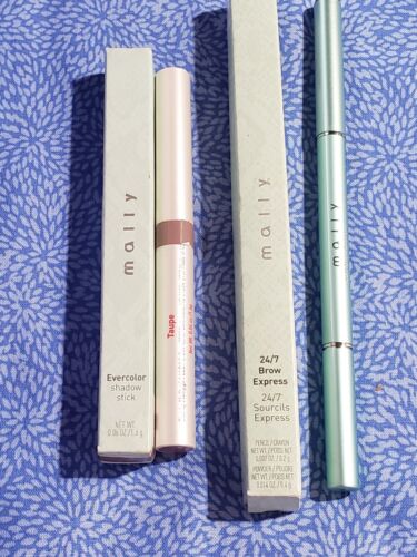 Mally Beauty Evercolor Long Wearing Shadow Stick & Brow Express TAUPE" NIB