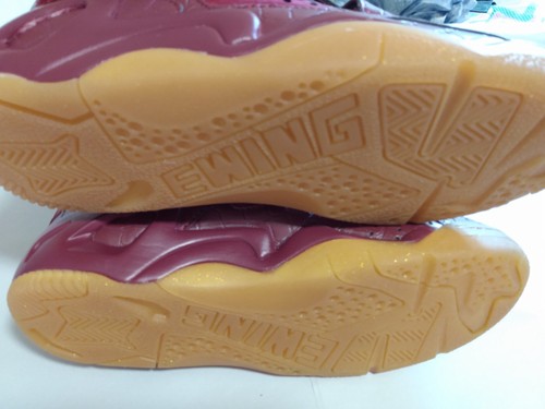 Neu Patrick Ewing Rogue Pimp Kroko Burgundgold Basketballschuhe 8,5 - Bild 7 von 12