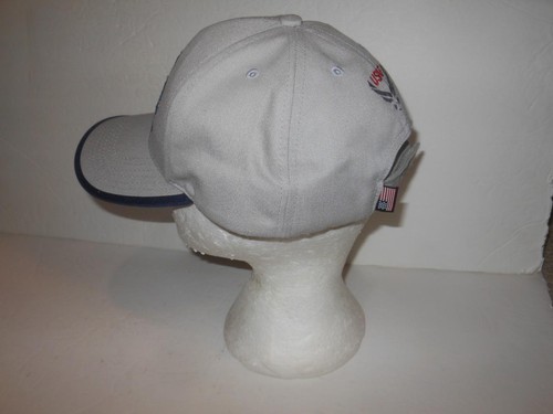 RARE NEW VINTAGE USAF THUNDERBIRD GRAY & BLUE TRIM HAT MADE IN U.S.A. One Size - 第 2/6 張圖片