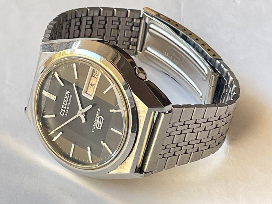 Citizen Electronic Cosmotron QZ 4-790791 Blue Dial 38mm