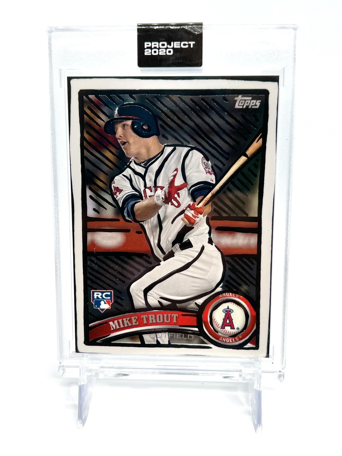 2020 Topps Mike Trout Angels #207 Project 2020 Gem Mint