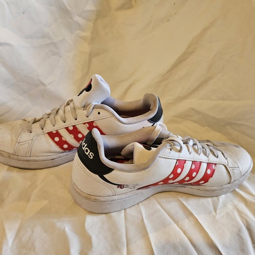 Adidas Disney x Grand Court Base 'Minnie Mouse' GW6247 scarpe donna 8,5 - Foto 9 di 9