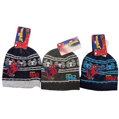 Spiderman Marvel Mütze Wintermütze Beanie in 3 Varianten Größen: 52 cm 54 cm