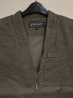 Gilet De Chasse Deerhunter Vert - Taille L (EU 52 / UK 42) - Polyester/coton - Unisexe Adulte