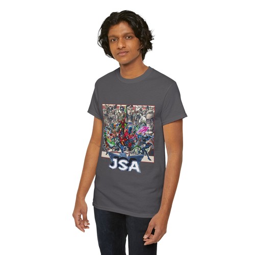 JSA T-Shirt - Dr Fate, Power Girl, Alan Scott, Jade, Mr Terrific, Stargirl - DC - Picture 56 of 65