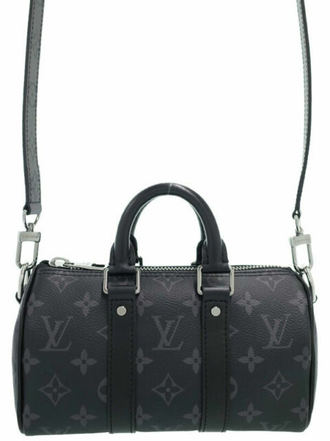 Louis Vuitton Keepall XS Crossbody Black Leather for sale online