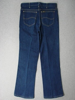 TI13402 USA VINTAGE 1970s *LEE* LOT 202 BOOT CUT JEANS 32x33 (msr 