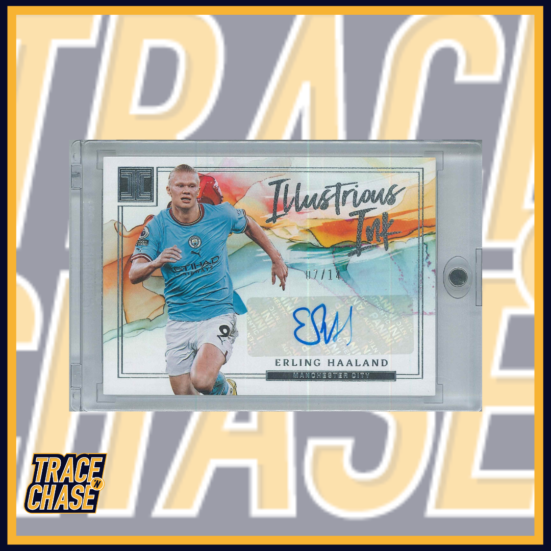 2022-23 Panini Impeccable Soccer Erling Haaland Illustrious 2022-23 Panini Impeccable Soccer Erling Haaland Illustrious