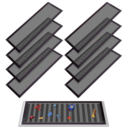 8 Pack Floor Register Screen Vent Mesh-4x10 Inch Plastic Rectangle Air Vent S...
