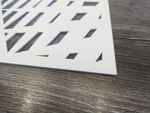Holzgitter 6mm stark MDF Dekorplatte für Heizkörperabdeckungen, T20E Muster - Bild 13 von 15