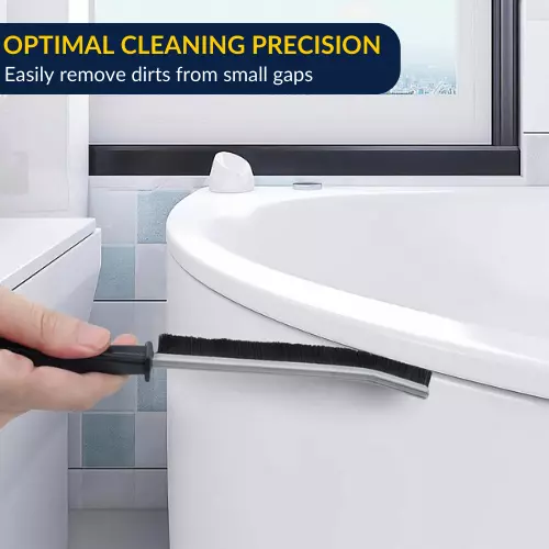 Hard Bristle Crevice Cleaning Brush Gap Cleaning Tool For Kitchen Bathroom - Picture 7 of 10