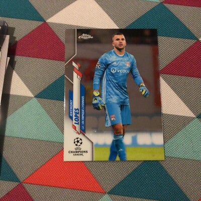 Anthony Lopes #80 Lyonnais 2019-20 TOPPS CHROME UEFA CHAMPIONS LEAGUE