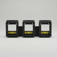 DeWalt Battery Holder 3D Printed Tool Organizer Holds 3 Batteries