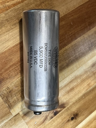 Phase Linear 400 Amplifier Filter Caps Sangamo 5900uf 85V