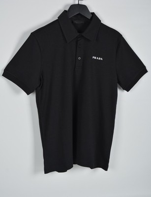 Men s Prada Black Short Sleeve Polo Small | Classic Fit |
