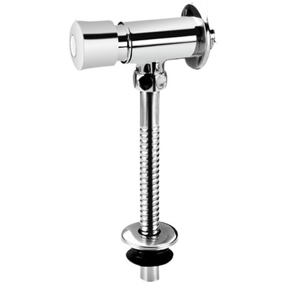 Brass Manual Flush Valve Delayed Flushing G1/2 Thread With Stainless Steel Pipe