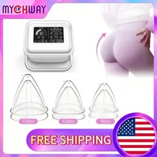 Breast Enlargement Butt Enhancement Vacuum Therapy Body Massage Machine Cup USA