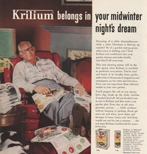 1952 Monsanto Krilium Soil Conditioner Original Vintage Print Ad 20x29cm NYM 12