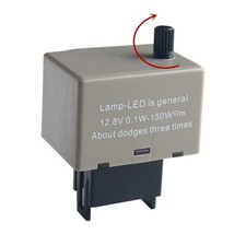 8-Pin Adjustable LED Flasher Relay 11-15V Fix Hyper Flash 81980-50030