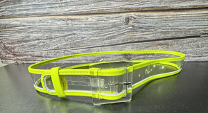 Neon Yellow belt - Costume Accessory - 80's fashion