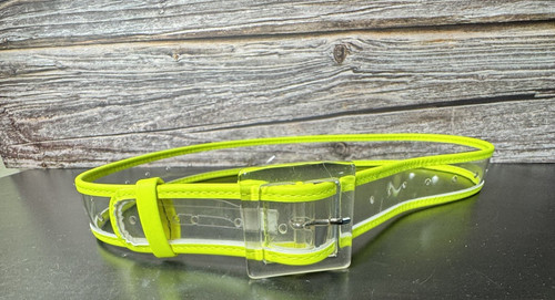  Neon Yellow belt - Costume Accessory - 80's fashion