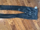 Womens SPANX Faux Leather Leggings Size XSmall Petite Black — photo 3