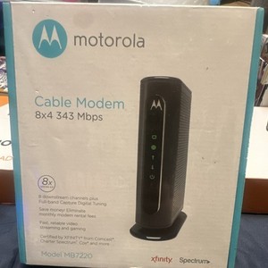 Motorola MB7220 DOCSIS 3.0 Modem câble 343 Spectre Ethernet Xfinity Mbps