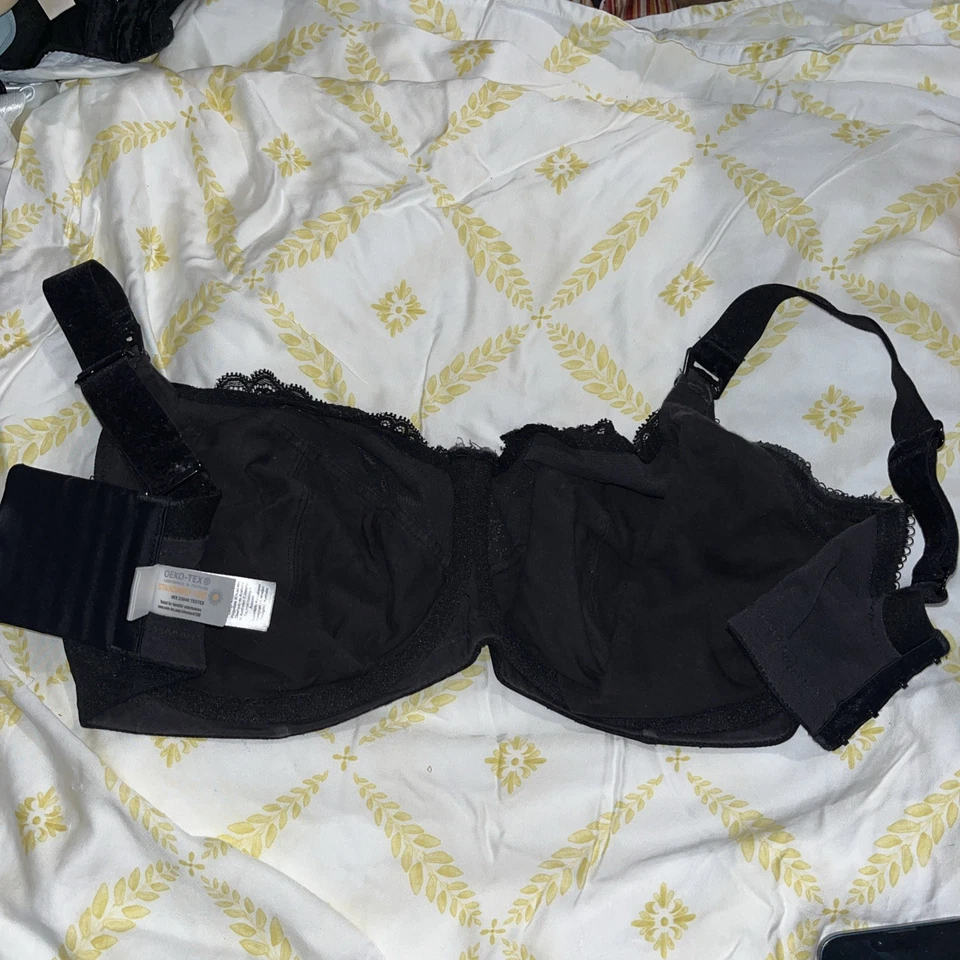 Sujetador de lactancia Cake Maternity 296289 Wire Balconette, 32J UK/32GG negro Foto 4 de 4