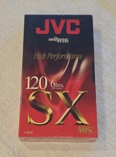 JVC Gold T-120 SX Blank VHS Tape Factory Sealed New 6 Hours