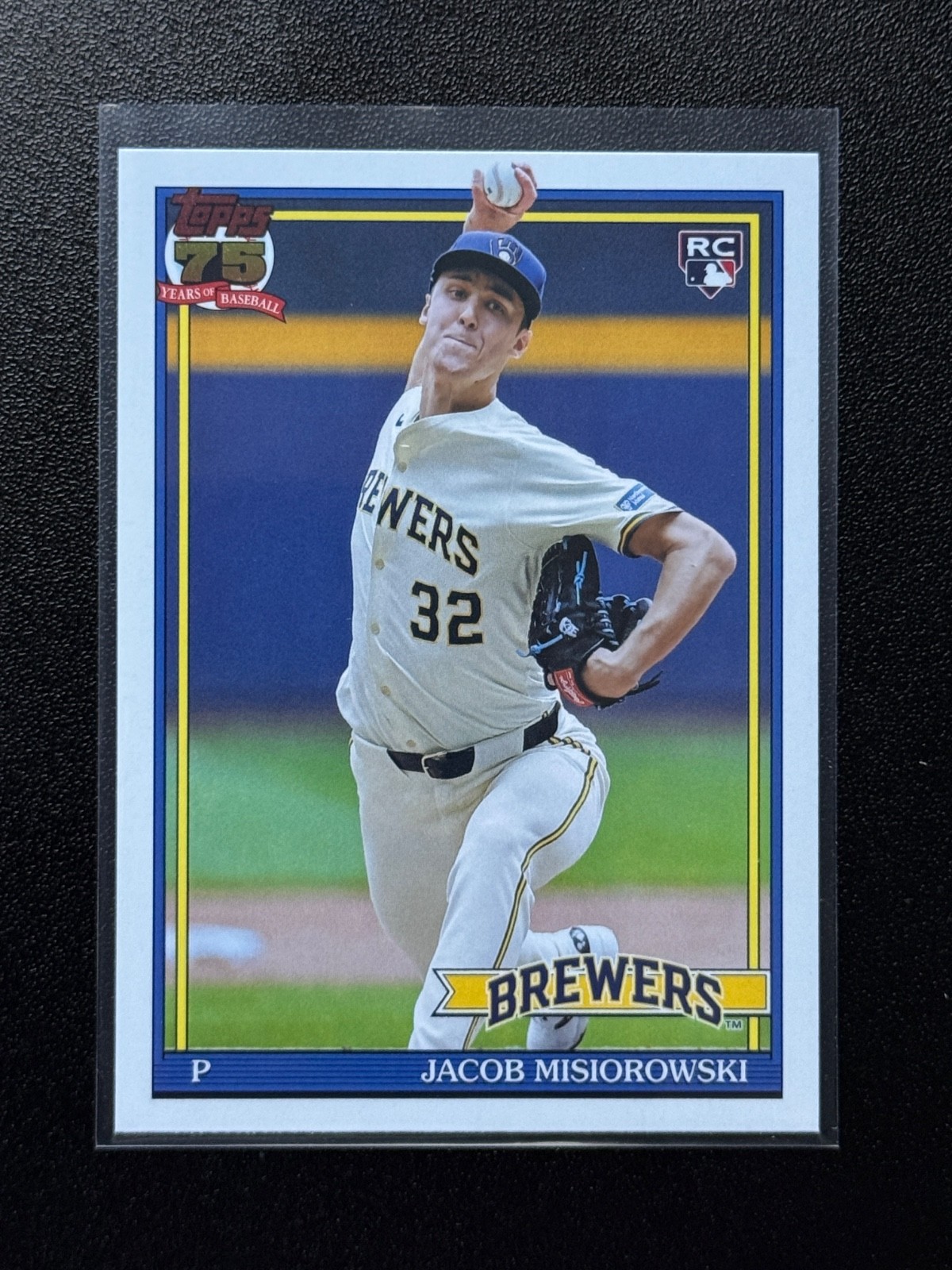JACOB MISIOROWSKI 2026 Topps Series 1 1991 Anniversary RC Rookie #T91-74 Brewers