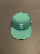 Detroit Tigers, Eric Haas # 13 Game Worn St. Patrick’s Day Baseball Hat, ￼￼