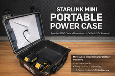 Starlink Mini Portable Case & Battery Power Solution- Milwaukee or Dewalt!