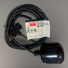 Dayton Mechanically Activated Float Switch 6PNV6 115VAC 13A 10 Ft Cord Length