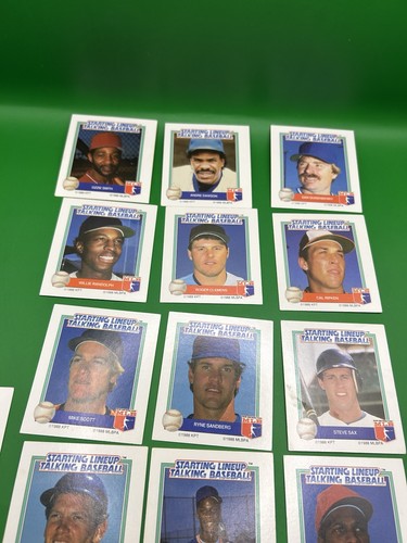1988 Kenner Starting Lineup Talking Baseball Lot All Nice Cards - Picture 3 of 6