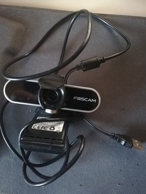 Foscam Webcam Full HD 1080p H.264 30fps 84-Grad-Blickfeld mit Linsenabdeckung