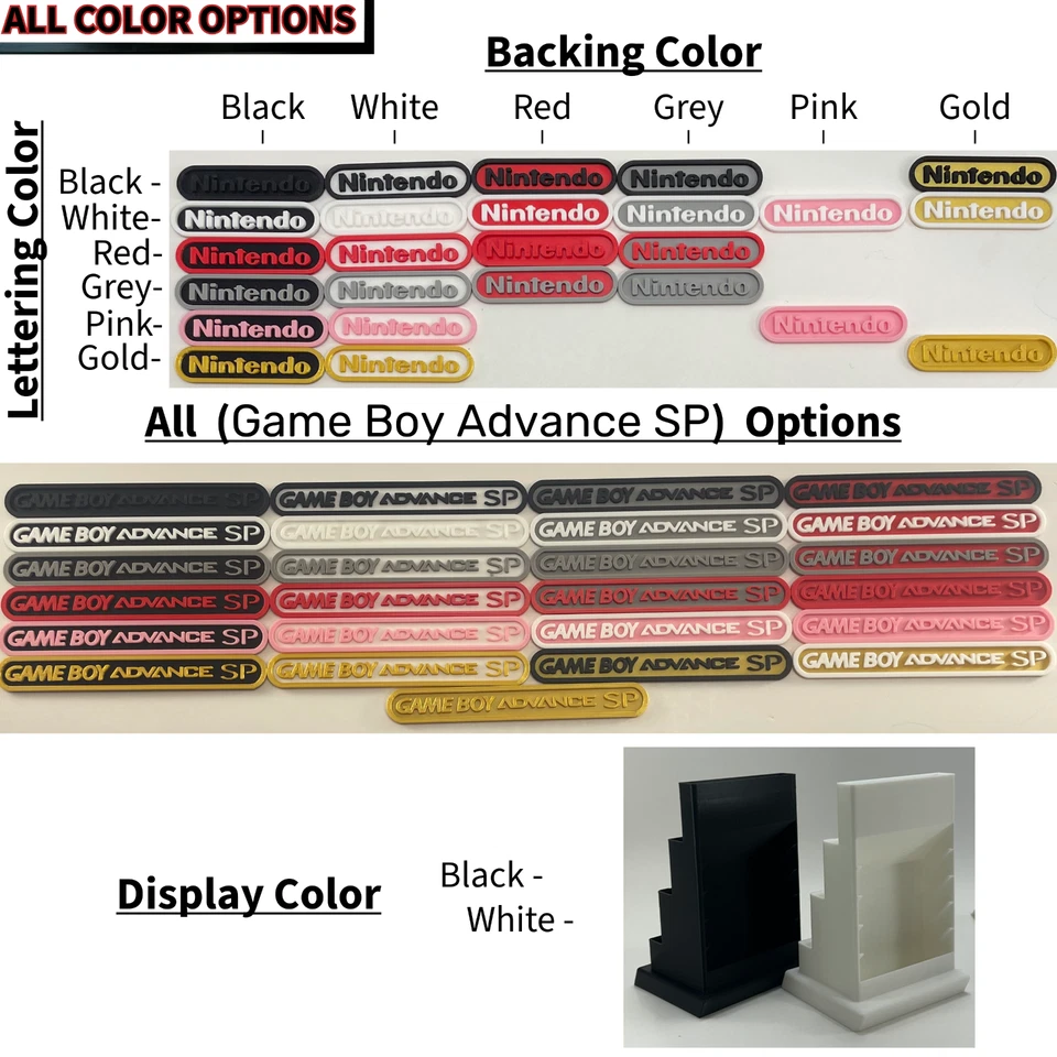 Game Boy Advance SP (Protective Case) & 18 Games - DISPLAY ONLY (Customize) - Image 4 of 4