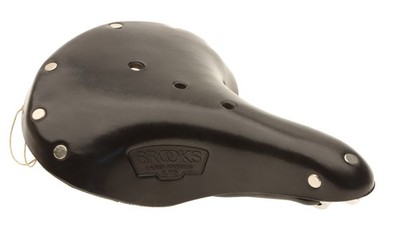 Brooks B17 Short Saddle Steel Rails Hard Leather Cover Black NEW