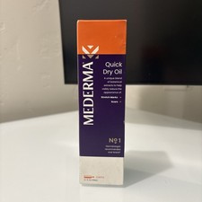 NEW Med Erma Quick Dry Oil, Scar Stretch Mark Treatment Fast-Absorbing 3.4oz