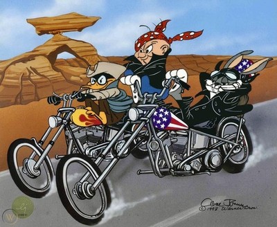 Chuck Jones Signed Cel Bugs Bunny Daffy Duck Elmer Fudd Easy Widers Warner Bros
